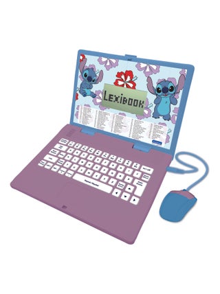 Ordinateur éducatif bilingue 'Stitch' – 124 activités (Français/Anglais)