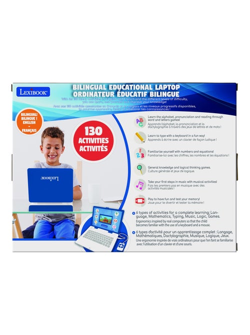 Ordinateur éducatif couleur bilingue français et anglais - Kiabi Ordinateur éducatif couleur bilingue français et anglais - Kiabi
