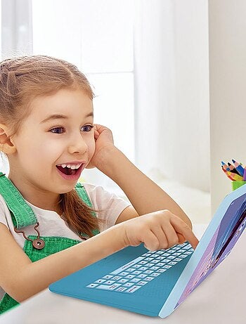 Ordinateur éducatif couleur bilingue Reine des Neiges (FR/EN)