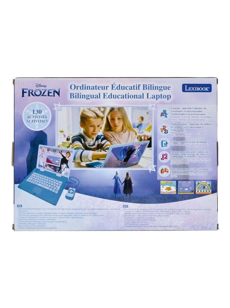Ordinateur éducatif couleur bilingue Reine des Neiges (FR/EN) Bleu - Kiabi