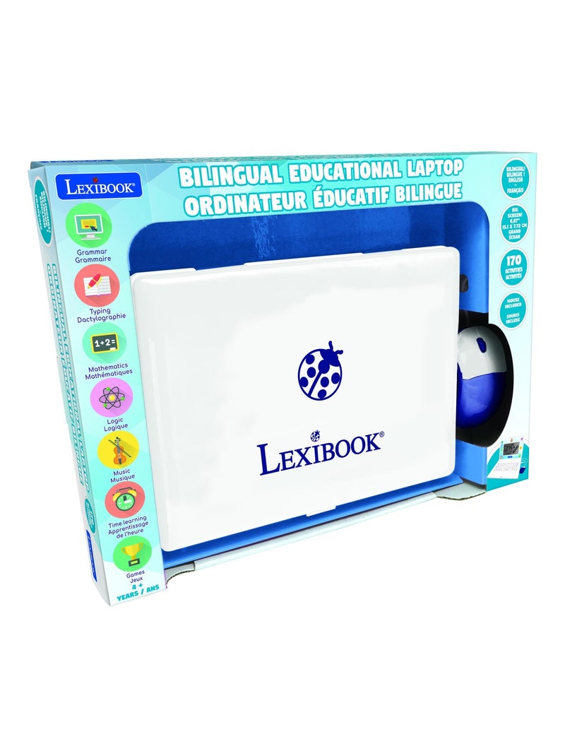 Ordinateur portable 6.7” éducatif bilingue anglais et français Blanc - Kiabi