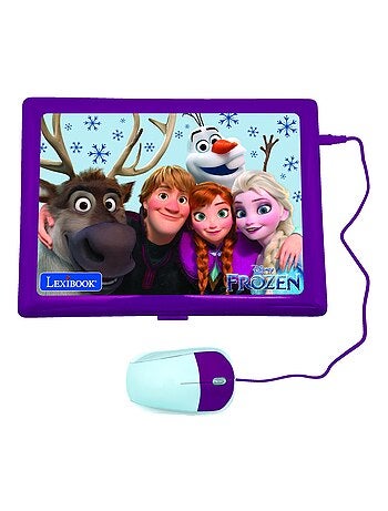 Ordinateur portable 6.7” éducatif bilingue La reigne des neige (FR/EN)