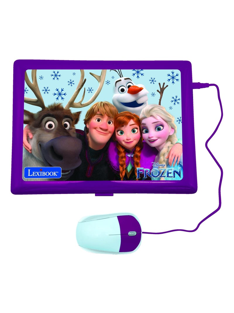 Ordinateur portable  6.7” éducatif bilingue La reigne des neige (FR/EN) Bleu - Kiabi