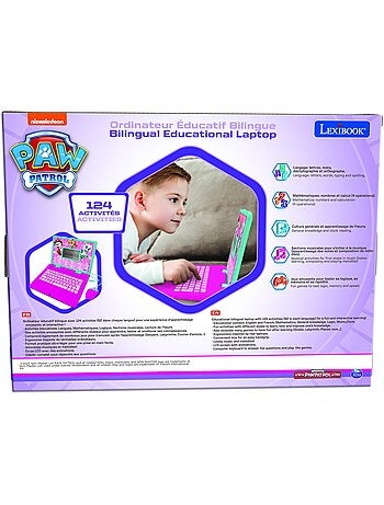 Ordinateur portable ?ducatif bilingue La Pat Patrouille Girly (FR/EN)
