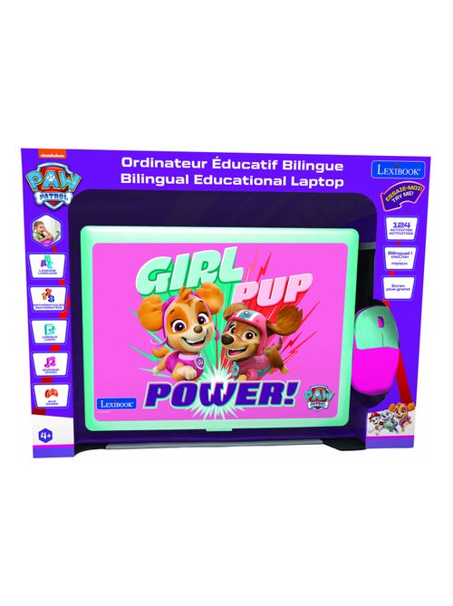 Ordinateur portable ?ducatif bilingue La Pat Patrouille Girly (FR/EN) - Kiabi