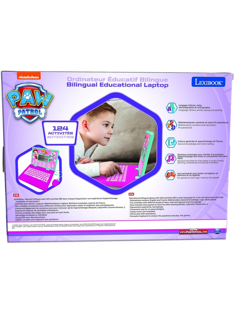 Ordinateur portable ?ducatif bilingue La Pat Patrouille Girly (FR/EN) Rose - Kiabi
