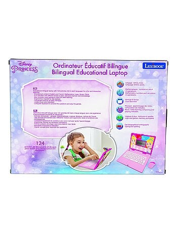 Ordinateur portable éducatif bilingue Disney Princesse (FR/EN)