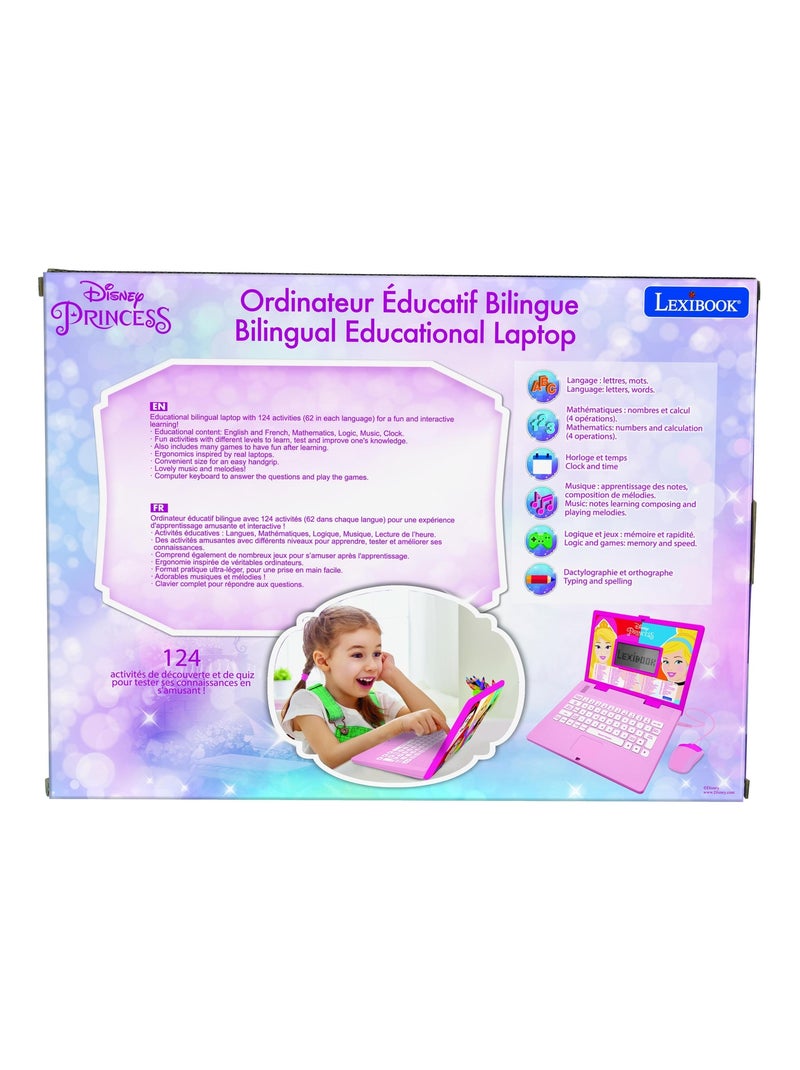 Ordinateur portable éducatif bilingue Disney Princesse (FR/EN) Rose - Kiabi