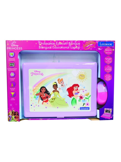 Ordinateur portable éducatif bilingue Disney Princesse (FR/EN) - Kiabi