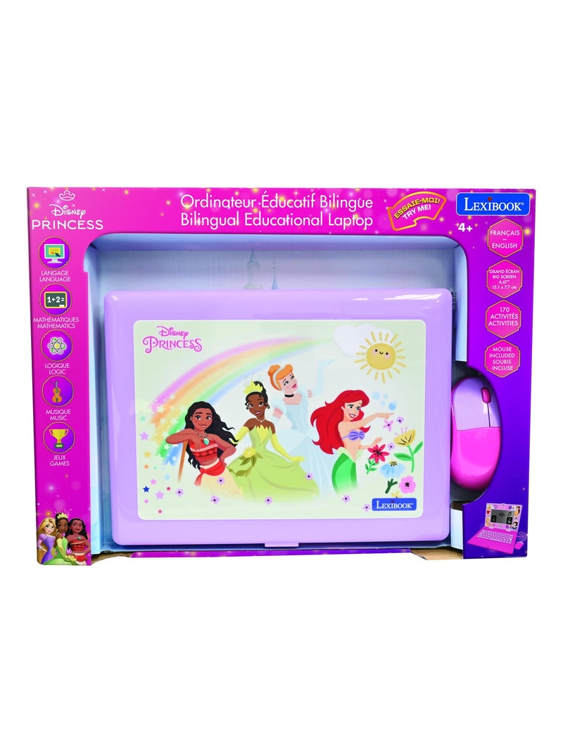 Ordinateur portable éducatif bilingue Disney Princesse (FR/EN) Rose - Kiabi
