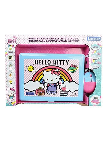Ordinateur portable éducatif bilingue écran 6.7" Hello Kitty (FR/EN)