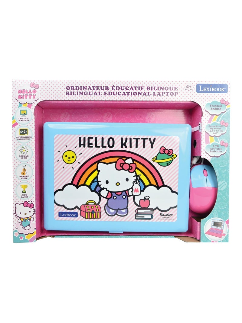 Ordinateur portable éducatif bilingue écran 6.7" Hello Kitty (FR/EN) Bleu - Kiabi