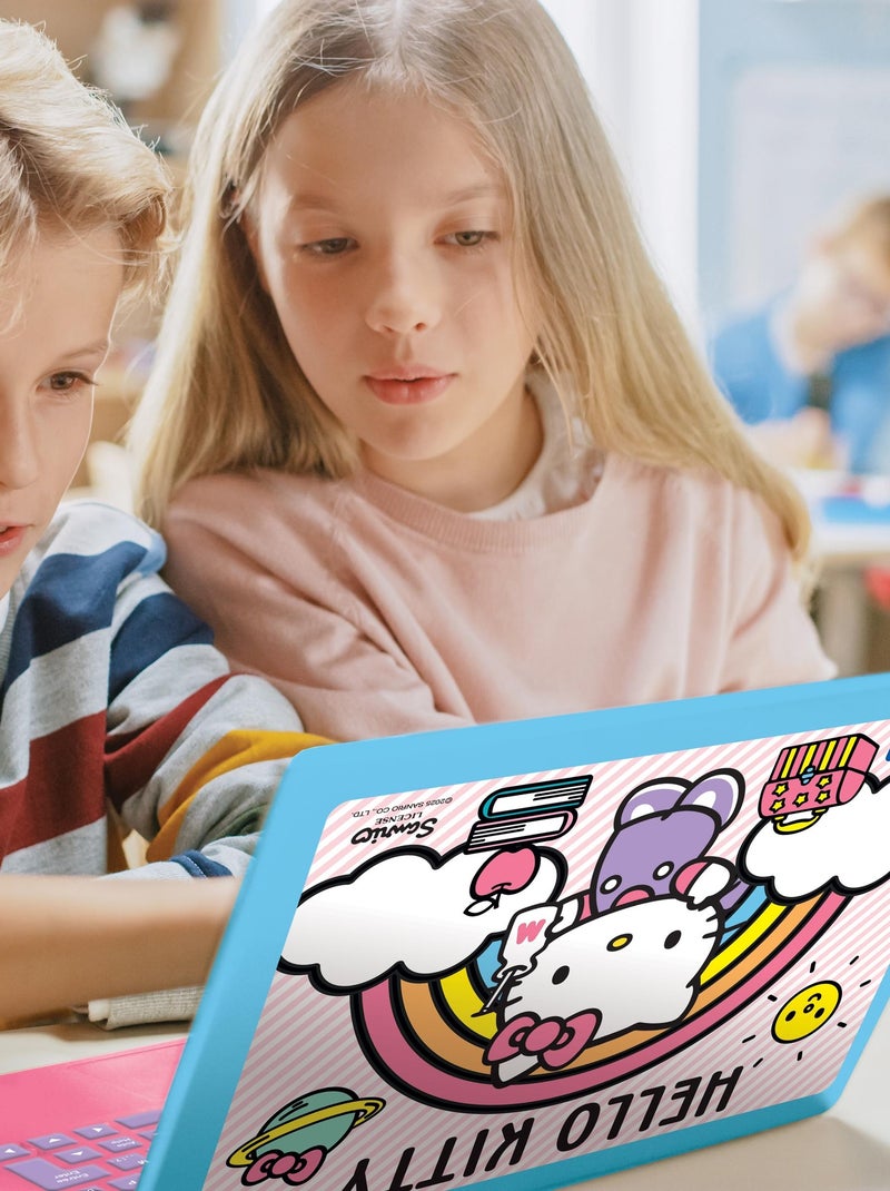 Ordinateur portable éducatif bilingue écran 6.7" Hello Kitty (FR/EN) Bleu - Kiabi