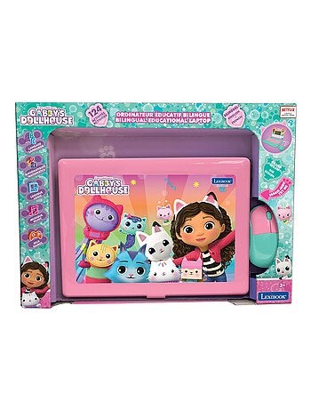 Ordinateur portable éducatif bilingue gabby et la maison magique (fr/en)