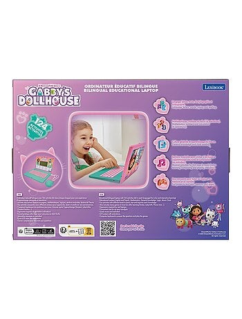 Ordinateur portable éducatif bilingue gabby et la maison magique (fr/en)