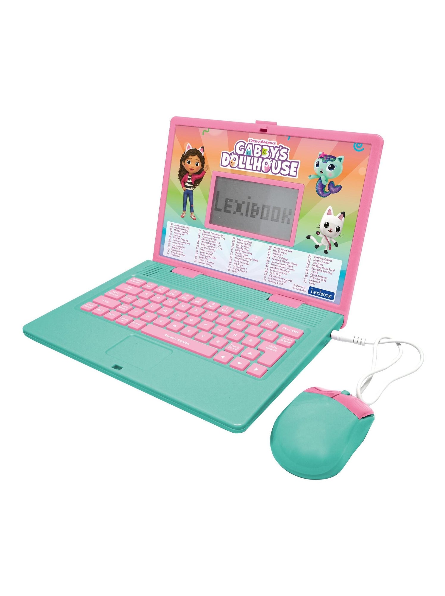 Ordinateur portable éducatif bilingue Gabby et la Maison Magique (FR/EN)