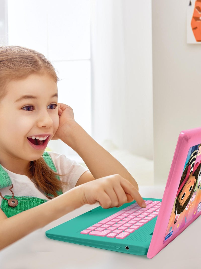 Ordinateur portable éducatif bilingue Gabby et la Maison Magique (FR/EN) Rose - Kiabi
