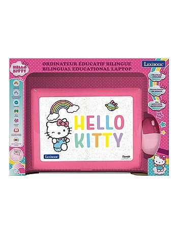 Ordinateur portable éducatif bilingue Hello Kitty (FR/EN)