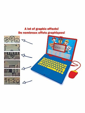 Ordinateur portable éducatif bilingue La Pat Patrouille (FR/EN)