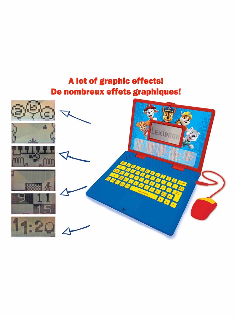 Ordinateur portable éducatif bilingue La Pat Patrouille (FR/EN) Bleu - Kiabi