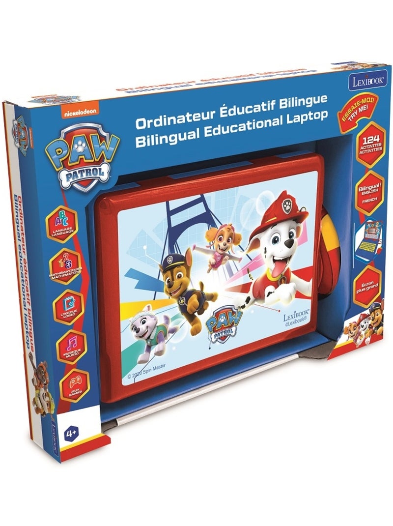 Ordinateur portable éducatif bilingue La Pat Patrouille (FR/EN) Bleu - Kiabi