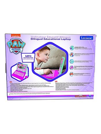 Ordinateur portable éducatif bilingue La Pat Patrouille Girly (FR/EN)