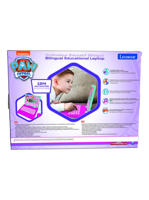 Ordinateur portable éducatif bilingue La Pat Patrouille Girly (FR/EN) - Kiabi