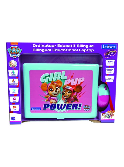 Ordinateur portable éducatif bilingue La Pat Patrouille Girly (FR/EN) - Kiabi