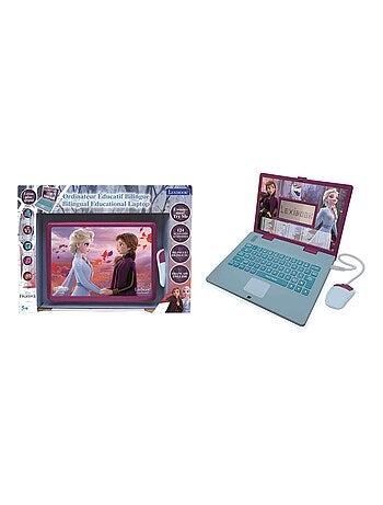 Ordinateur portable éducatif bilingue La reine des neige (FR/EN)