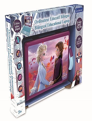 Ordinateur portable éducatif bilingue La reine des neige (FR/EN)
