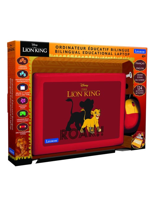 Ordinateur portable éducatif bilingue Le Roi lion (FR/EN) - Kiabi