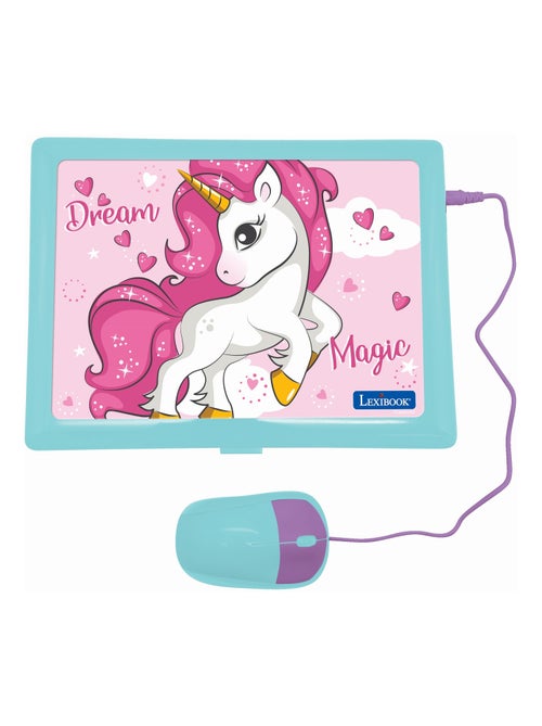 Ordinateur portable éducatif bilingue Licorne (FR/EN) - Kiabi