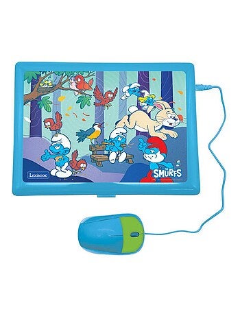 Ordinateur portable éducatif bilingue Schtroumpfs (FR/EN)