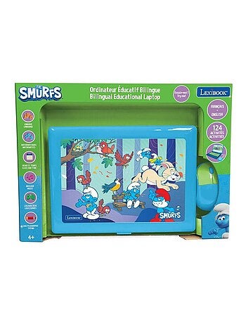 Ordinateur portable éducatif bilingue Schtroumpfs (FR/EN)