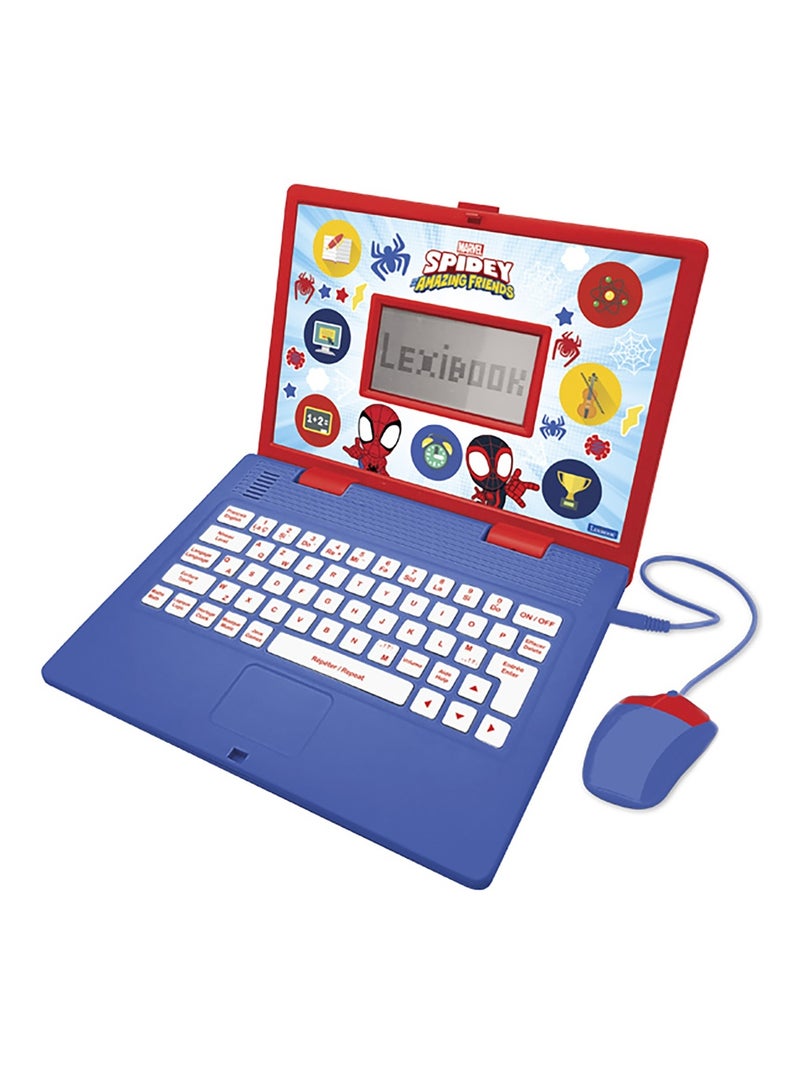 Ordinateur portable éducatif bilingue Spidey and His Amanzing Friends (FR/EN) Bleu - Kiabi