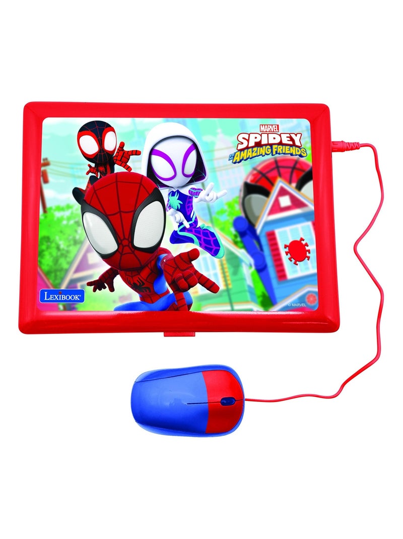 Ordinateur portable éducatif bilingue Spidey and His Amanzing Friends (FR/EN) Bleu - Kiabi