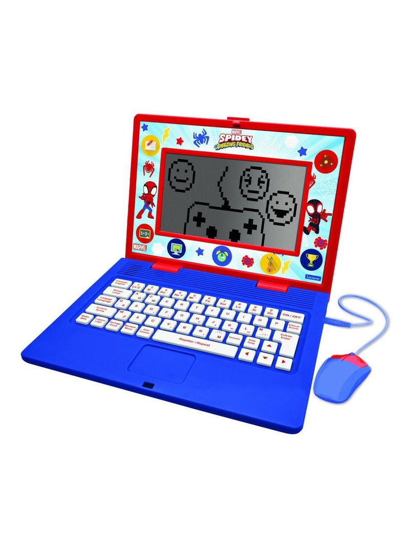 Ordinateur portable éducatif bilingue Spidey and His Amanzing Friends (FR/EN) Bleu - Kiabi