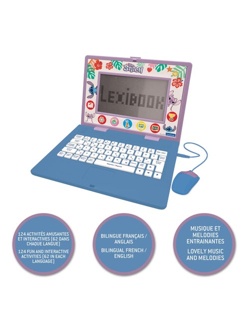 Ordinateur portable éducatif bilingue Stitch (EN/FR) - Kiabi