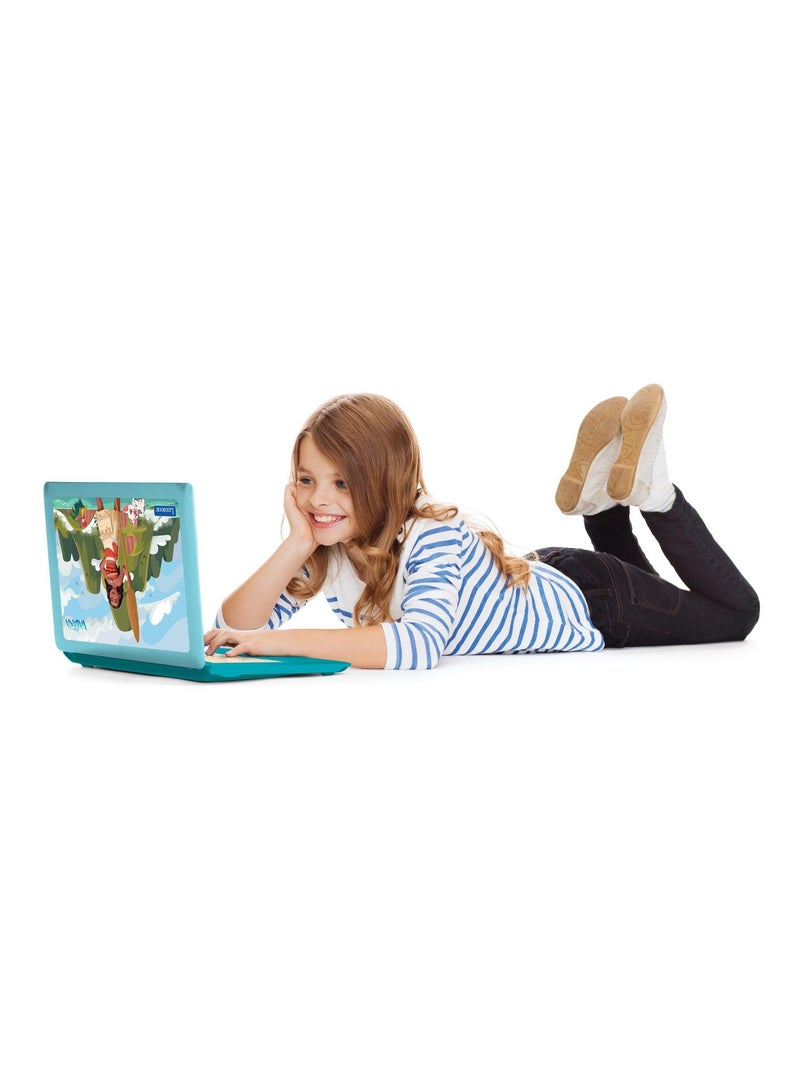 Ordinateur portable éducatif bilingue Vaiana (FR/EN) Bleu - Kiabi