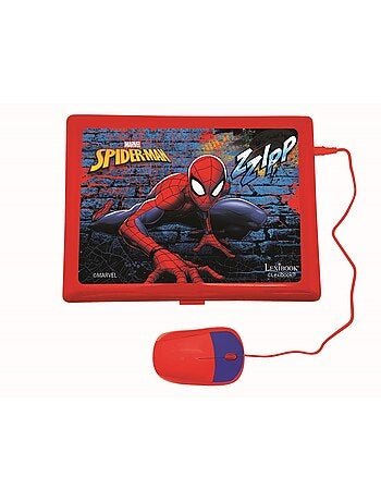 Ordinateur portable éducatif parlant bilingue spiderman – 124 activités en français et anglais