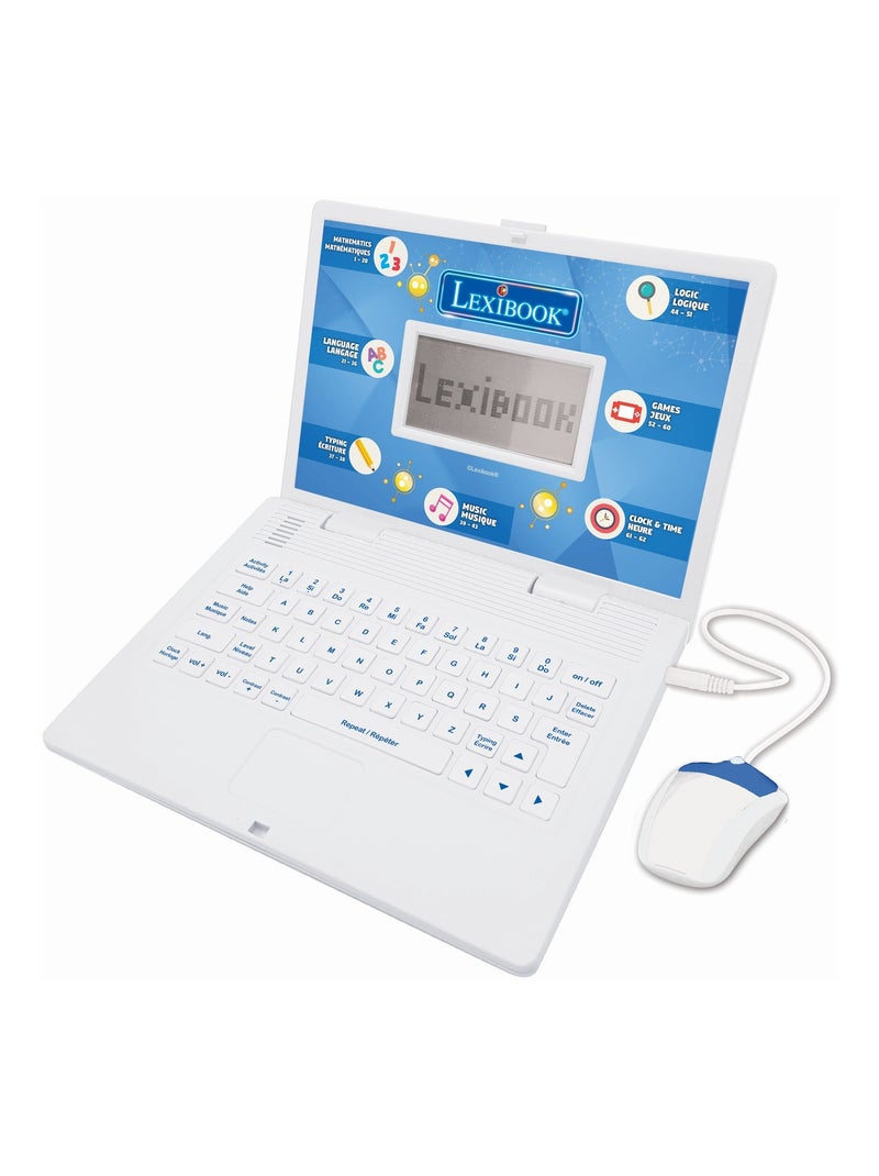 ordinateur portable éducatif Power Kid bilingue français et anglais Blanc - Kiabi