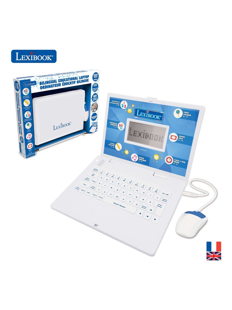 ordinateur portable éducatif Power Kid bilingue français et anglais Blanc - Kiabi