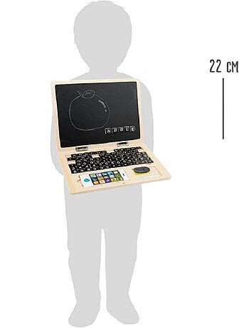 Ordinateur portable en bois