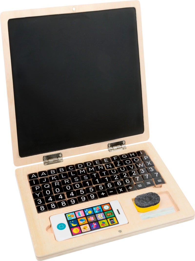 Ordinateur portable en bois Beige - Kiabi