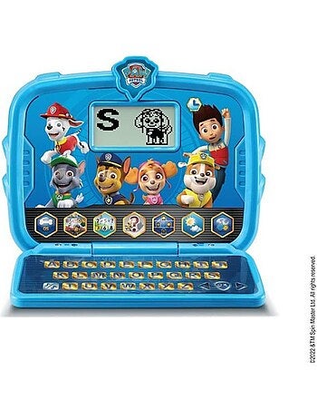 Ordinateur tablette éducatif vtech - pat patrouille - convient aux enfants de 3 ans et plus - bleu