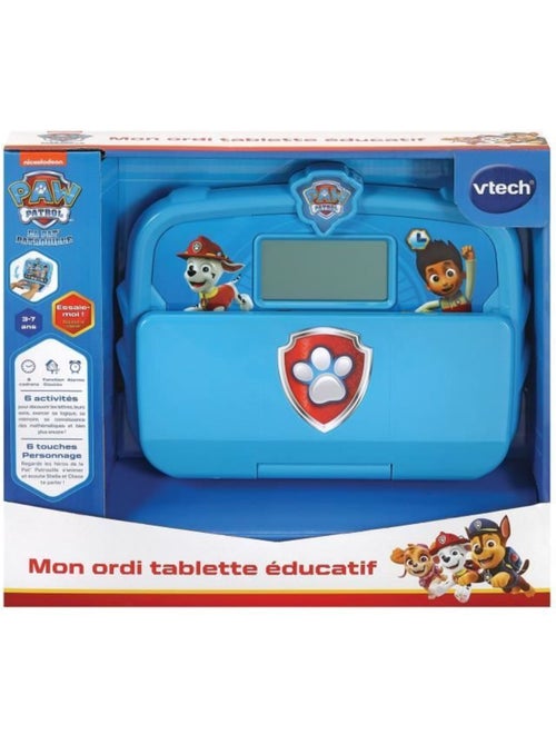 Ordinateur tablette éducatif vtech - pat patrouille - convient aux enfants de 3 ans et plus - bleu - Kiabi Ordinateur tablette éducatif vtech - pat patrouille - convient aux enfants de 3 ans et plus - bleu - Kiabi