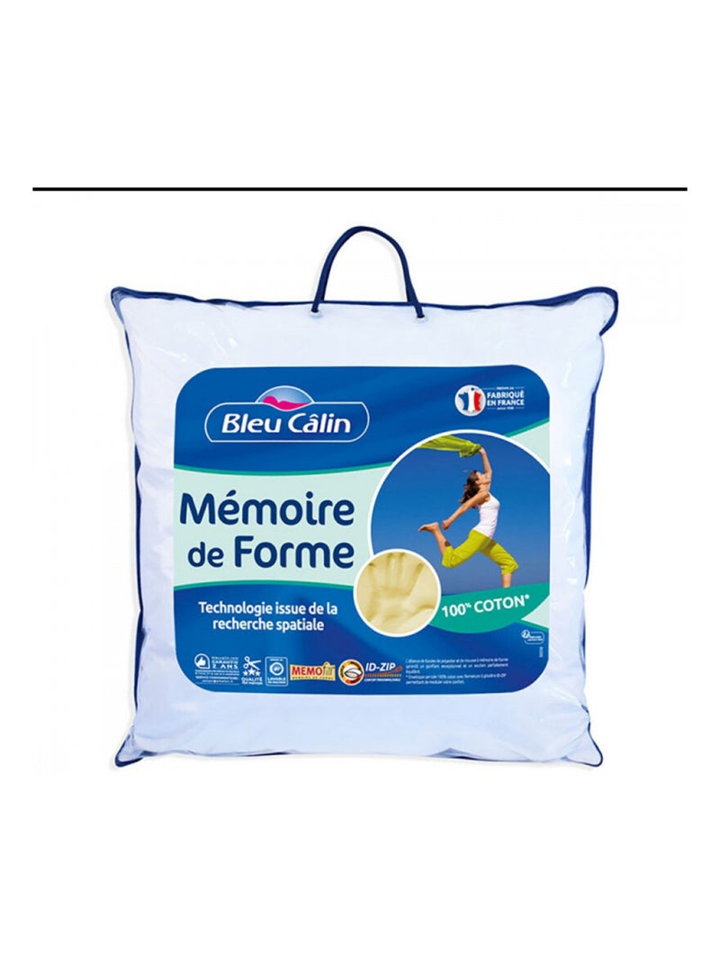 Oreiller - Bleu Calin - Abs Blanc - Kiabi