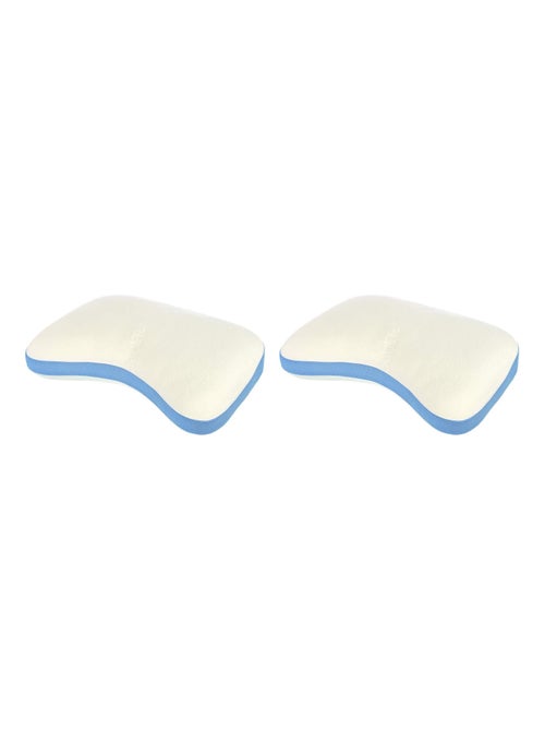 Oreiller à mémoire de forme MEMOFORM (lot de 2) - Kiabi Oreiller à mémoire de forme MEMOFORM (lot de 2) - Kiabi