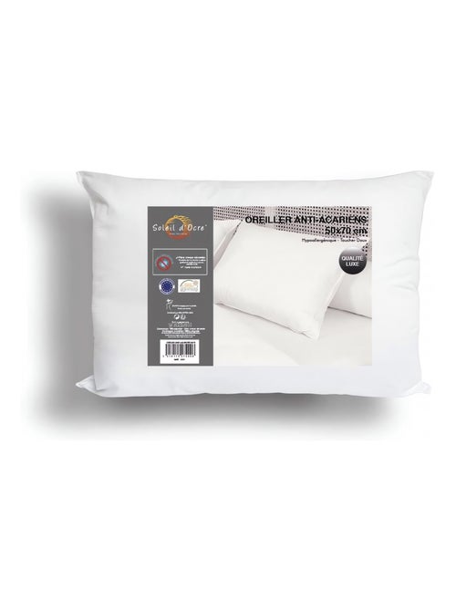 Oreiller anti-acarien LUXE, par Soleil d'ocre - Kiabi