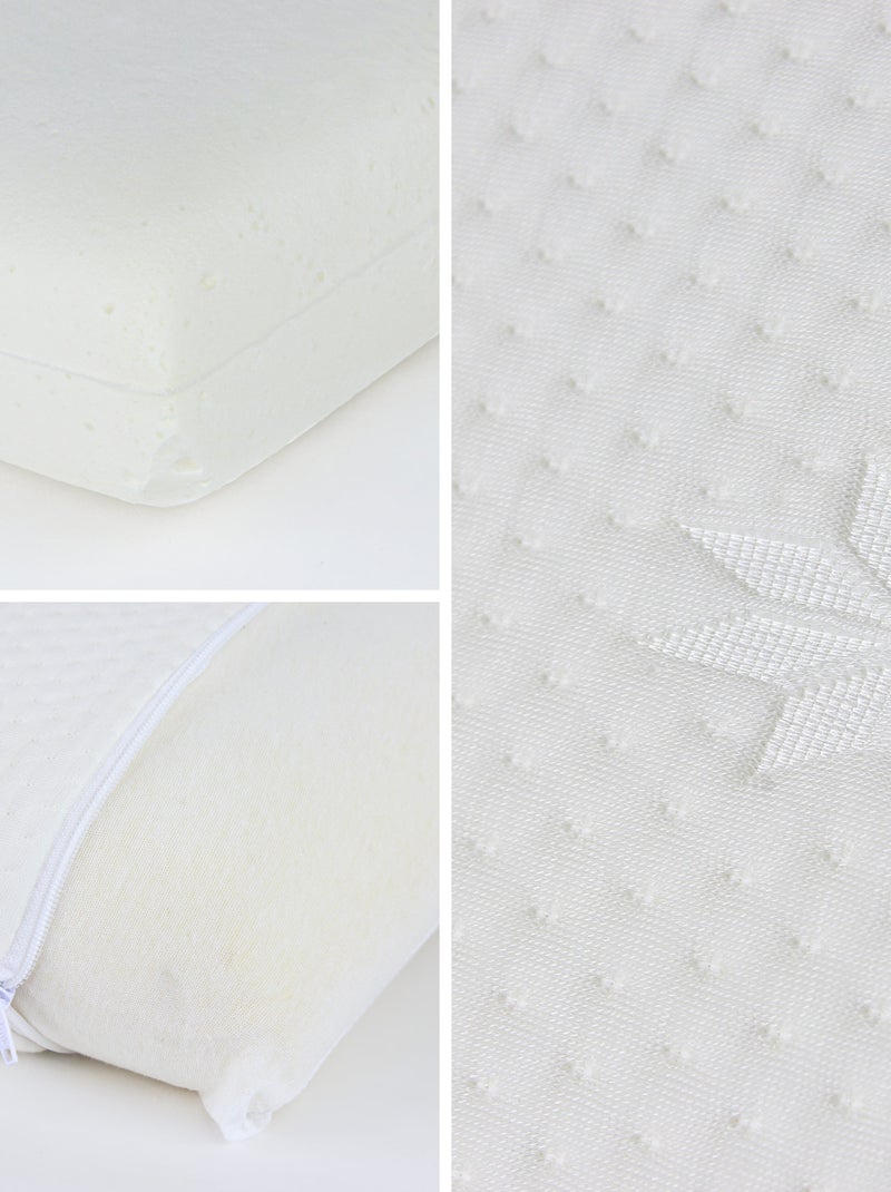 Oreiller ASCONA mousse à mémoire de forme Mixte Blanc - Kiabi